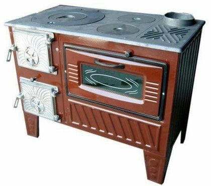 Отопительно-варочная печь МастерПечь ПВ-03 с духовым шкафом, 7.5 кВт в Тюмени