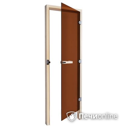 Дверь для бани Sawo Дверь 730 - 3SGD бронза правая без порога кедр 690mm х 1850mm в Тюмени