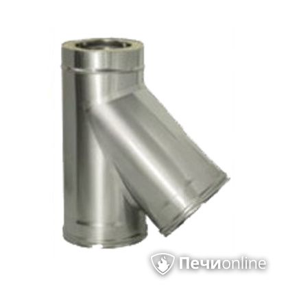Дымоход Дымок Тройник 45° с изоляцией 0.5 мм. ТRFR45 150/230 в Тюмени