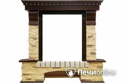 Портал для электрокамина Royal Flame Pierre Luxe угловой сланец под классический очаг в Тюмени