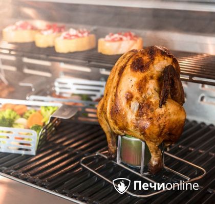 Ростер Char-Broil Grill+ для курицы с креплением для емкости в Тюмени