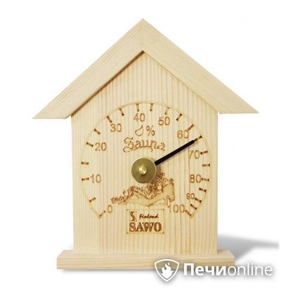 Гигрометр Sawo 115-HP Маленький домик сосна в Тюмени