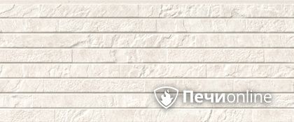 Отделочные материалы Nichiha Фиброцементная панель Камень белая 1010х455х16 мм в Тюмени