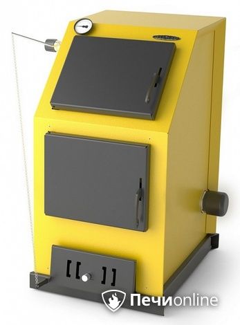 Твердотопливный котел TMF Оптимус Электро 25кВт АРТ ТЭН 6кВт желтый в Тюмени