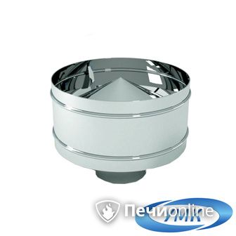 Дымоход УМК Оголовок с дефлектором D80х160 Н+Оц 0.5мм 0.5мм по воде в Тюмени