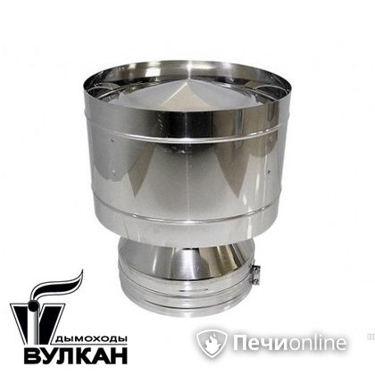 Дефлектор Вулкан DDH с изоляцией 50 мм D=300/400 нержавейка/оцинковка в Тюмени